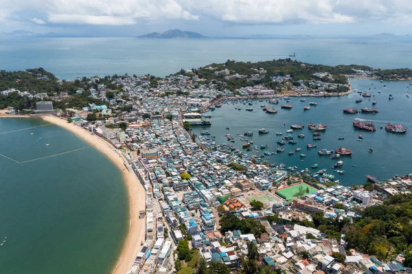 Cheung Chau Lantau Adasının Aşağı Manzarası — Stok fotoğraf