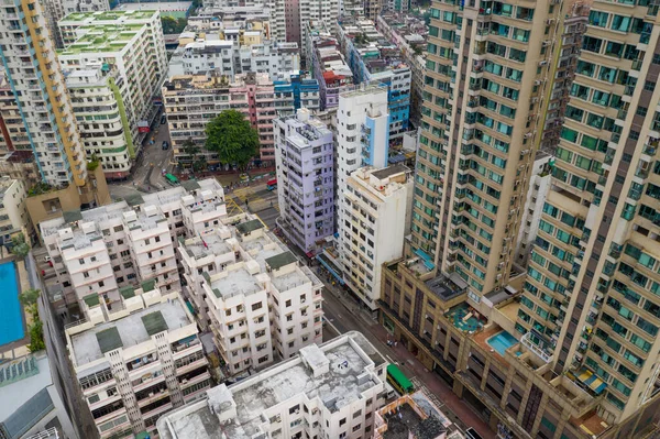 Kwa Wan Hongkong Října 2020 Pohled Město Hongkong — Stock fotografie