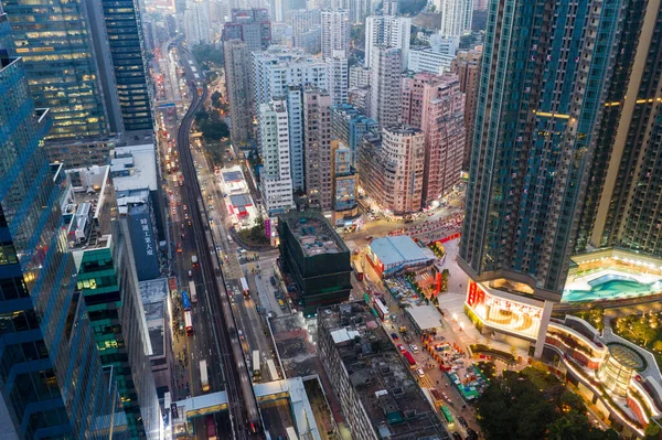 Kwun Tong Hongkong Februar 2021 Stadtansicht Von Hongkong — Stockfoto