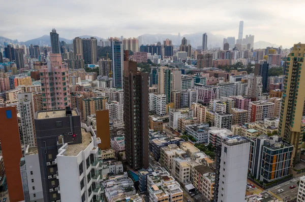 Kowloon City Hong Kong February 2020 Top View Hong Kong — Stock Photo, Image