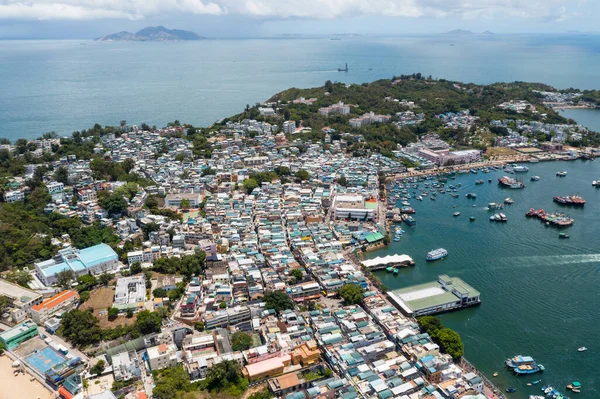 Vista Arriba Hacia Abajo Isla Cheung Chau Lantau — Foto de Stock