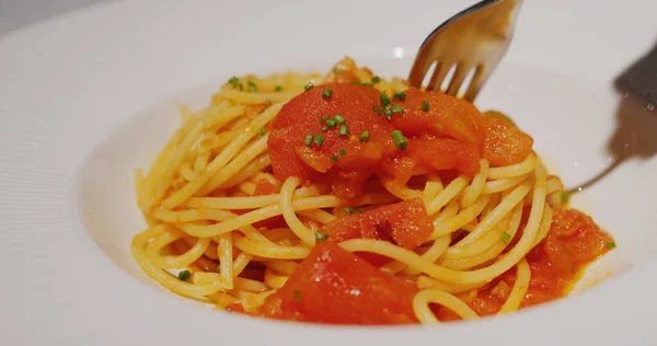 Tomato Pasta Restaurant — Stock Photo, Image