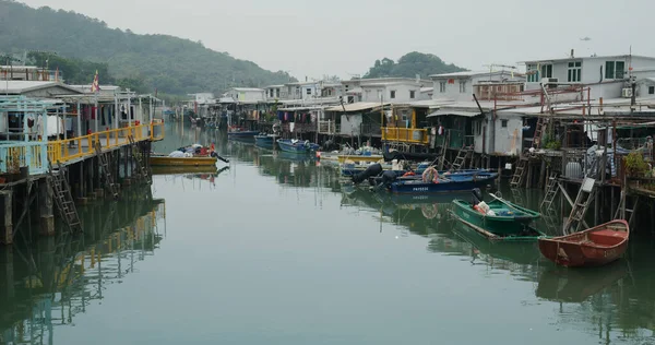 Tai Hong Kong Marzo 2021 Villaggio Pescatori Hong Kong — Foto Stock