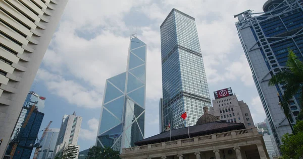 Central Hong Kong Aprile 2021 Torre Dell Ufficio Nella Città — Foto Stock