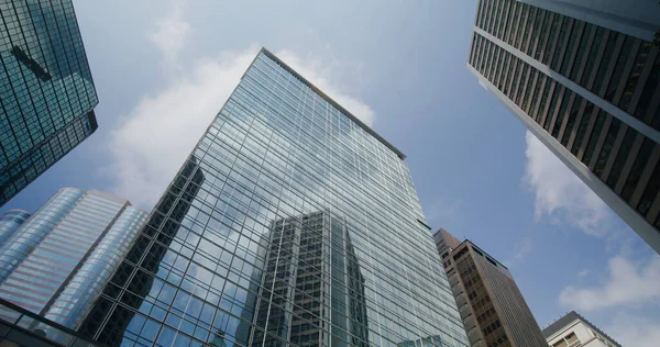 Vista Baixo Ângulo Torre Negócios — Fotografia de Stock