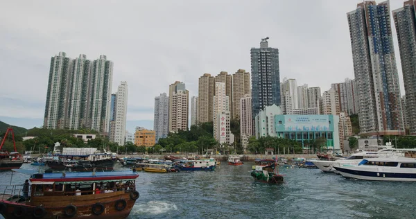 Lei Chau Hongkong Mai 2021 Hongkongs Fischereihafen Taifun Schutzraum — Stockfoto