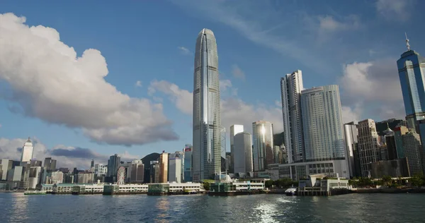 Victoria Harbor Hong Kong June 2021 Hong Kong City — стокове фото