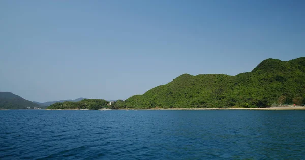 Ilha Mar Céu Azul — Fotografia de Stock