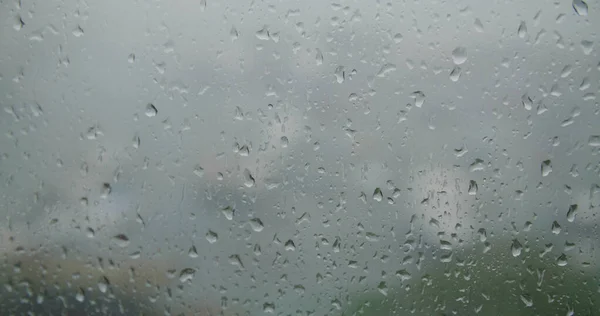 Hujan Drop Pada Kaca Jendela — Stok Foto