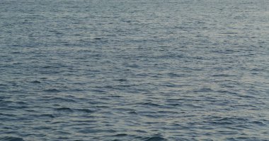 Gün batımında deniz dalgaları.