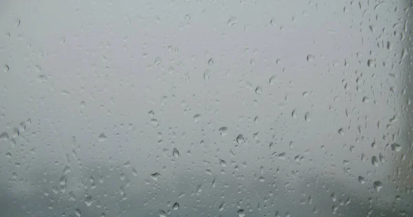 Deszcz Okno Domu — Zdjęcie stockowe
