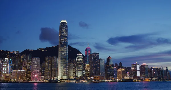 2021年5月30日香港维多利亚港 香港城市之夜 — 图库照片