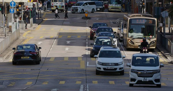 Stadt Kowloon Hongkong Februar 2021 Leben Hongkong — Stockfoto