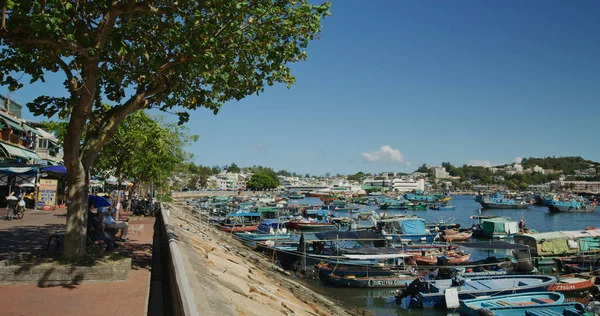 Cheung Chau Hong Kong Maggio 2021 Barca Pesca Sul Mare — Foto Stock