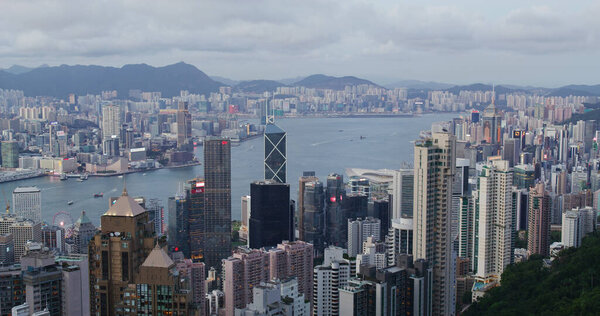 Hong Kong - 05 February 2021: Hong Kong city