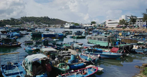 Cheung Chau Hongkong Mai 2021 Fischerboot Auf Dem Meer — Stockfoto