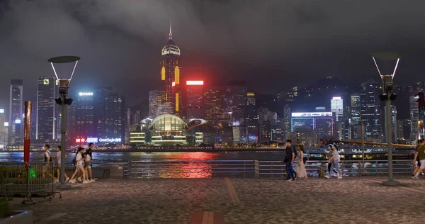 Tsim Sha Tsui Hongkong Czerwca 2021 Promenada Wodna Hongkongu — Zdjęcie stockowe