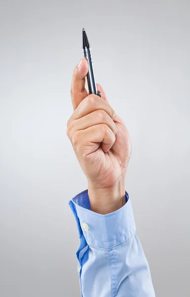 Businessman hand point up — Stock Photo, Image