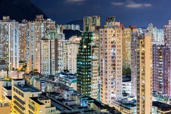 Život ve městě v hong Kongu — Stock fotografie