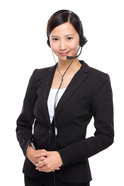 Asian woman customer service — Stock Photo, Image