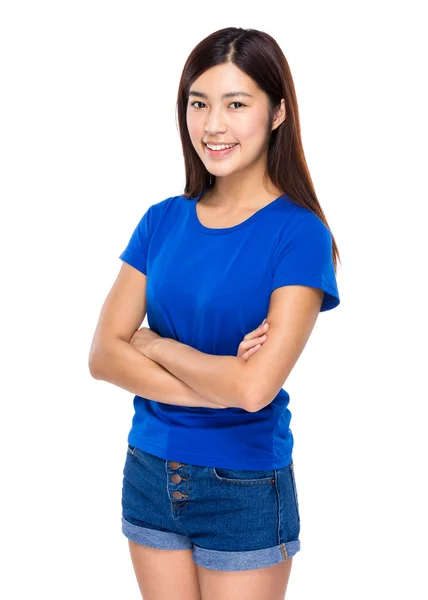 Retrato de mujer asiática — Foto de Stock