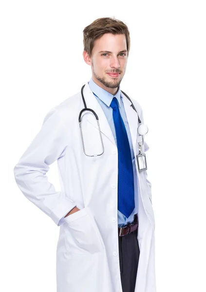 Caucasian medical doctor portrait — Stock Photo, Image