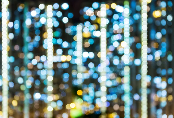 Defocused bokeh av kompakt stad — Stockfoto