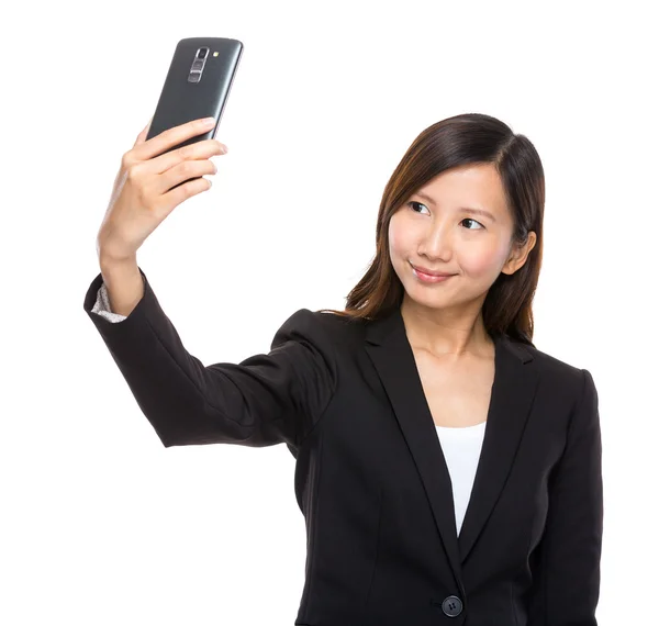 Asian woman selfie — Stock Photo, Image