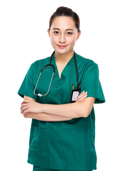 Indonésio mulher médico retrato — Fotografia de Stock