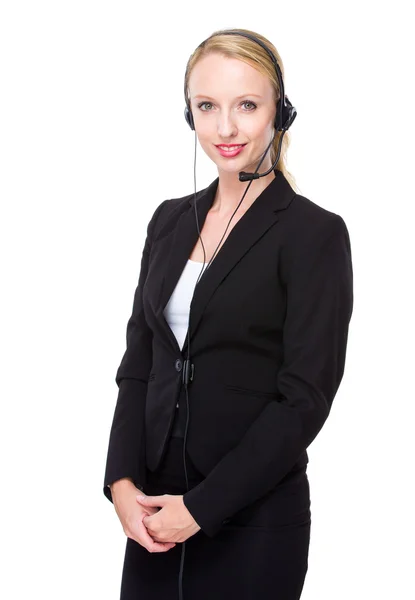 Caucasian customer service officer — Stockfoto