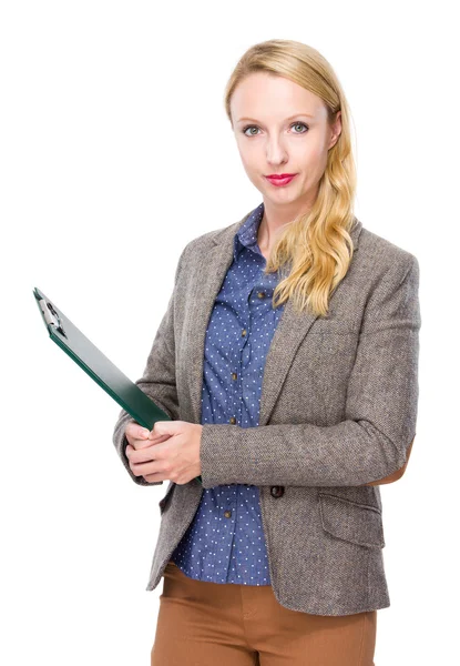 Pano ile beyaz kadın