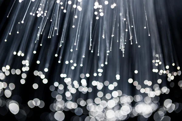 Fiber optic prameny svázané dohromady — Stock fotografie