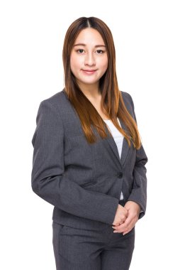 Asyalı genç iş kadını