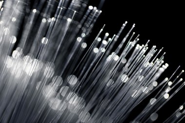 Fiber optik beyaz renk ile