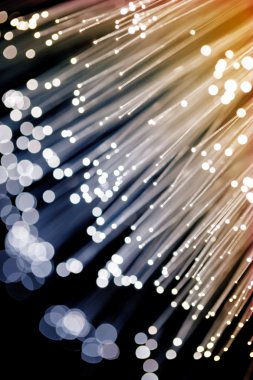 çok renkli fiber optik