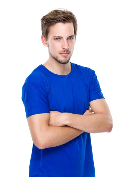 Man with arms crossed — Stock Photo, Image