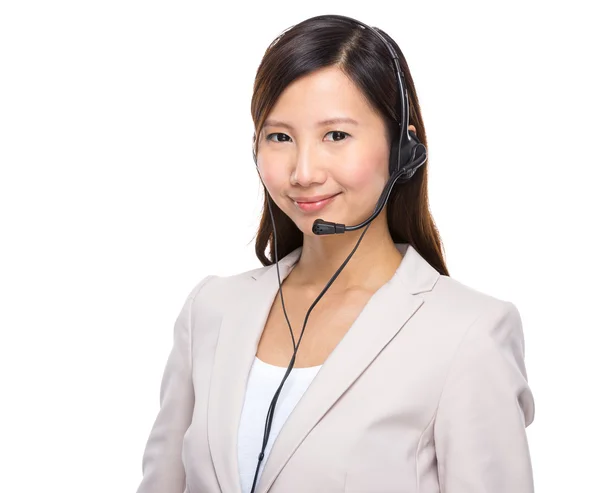 Operador asiático de servicios al cliente —  Fotos de Stock