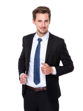 genç yakışıklı işadamı