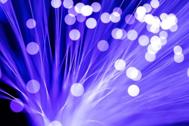 optik fiberler parlak renkler 