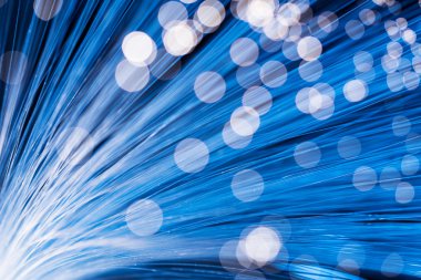Fiber optik ışık lekeleri ile
