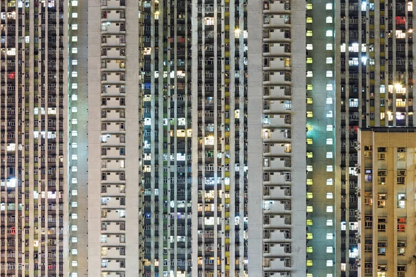 Компактное строительство в Гонконге — стоковое фото