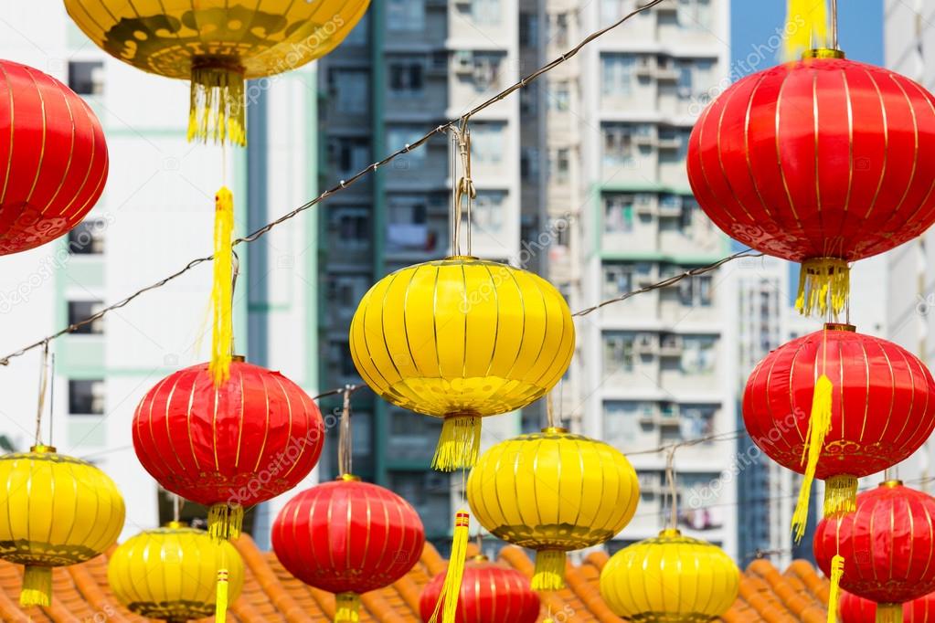 Chinese colored lanterns