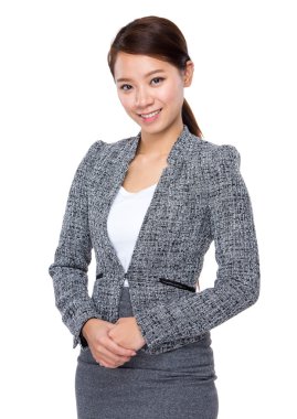 Asyalı genç iş kadını