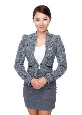 Asyalı genç iş kadını