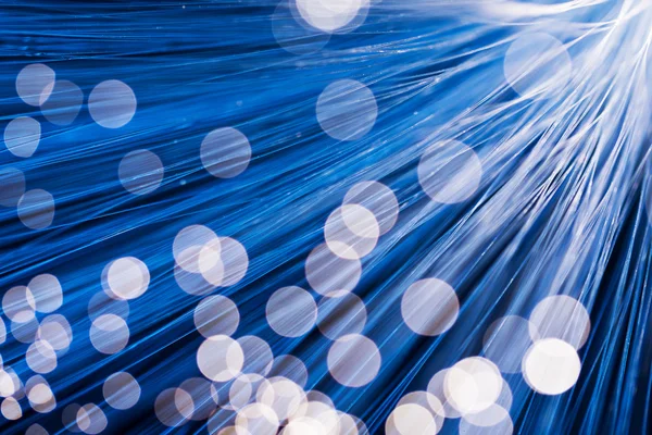 Fibre optical in blue — Stock Photo, Image