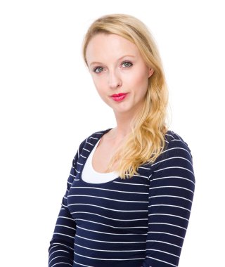 Genç güzel kadın.