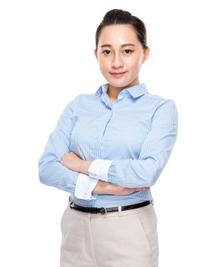 kollarını çapraz işkadını