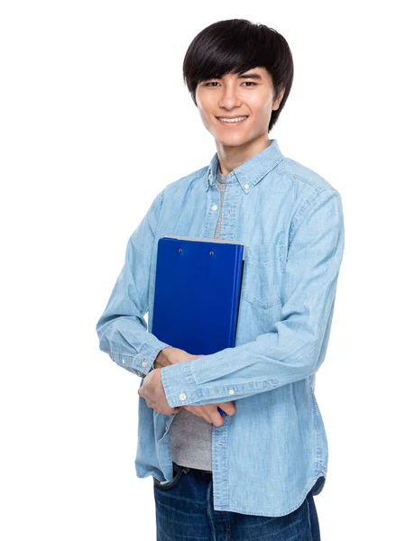 Man with clipboard — Stock Photo, Image