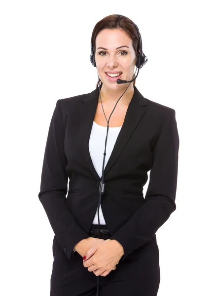 Vrouwelijke Customer Service Operator — Stockfoto