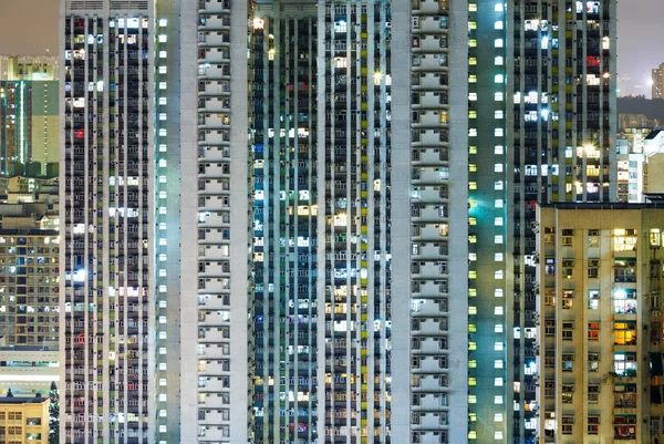 Modern building at night — Stock Photo, Image